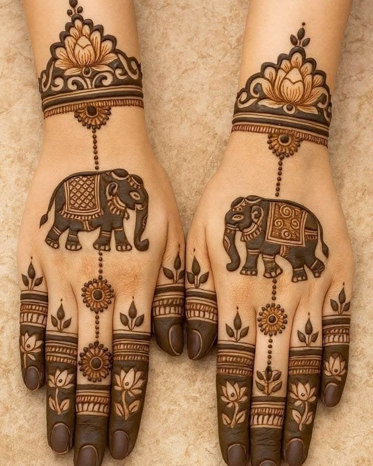 Elephant Mehandi